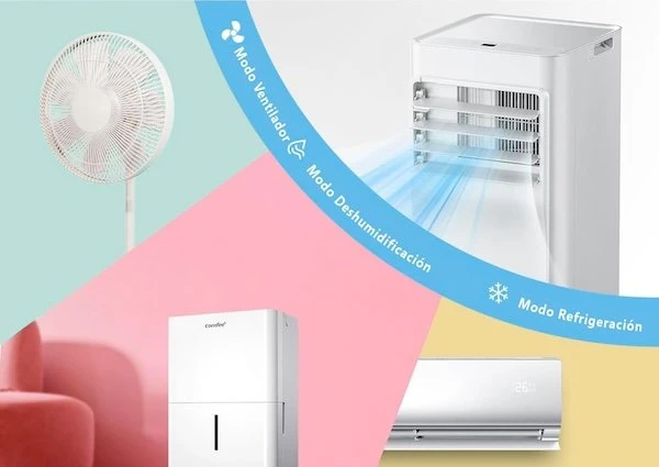 COMFEE 9000 BTU: aire acondicionado portátil calidad precio para 20 a 25 m²
